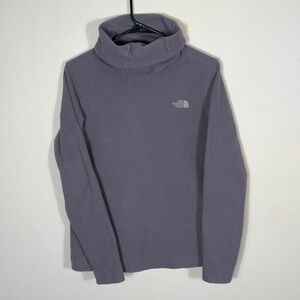 The‎ North Face Womens Gray Fleece Pullover Cowl Neck Long Sleeve Top